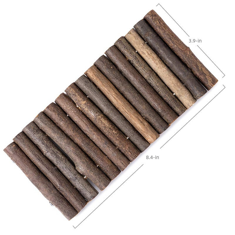 Niteangel Wooden Ladder Bridge, Hamster Mouse Rat Rodents Toy, Small Animal Chew Toy - Image 4